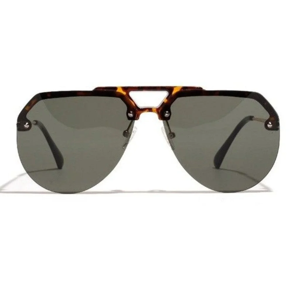 Aviator Sunglasses Tortoise Shell‎ Rimless Fashion Sun Glasses Driving Beach New